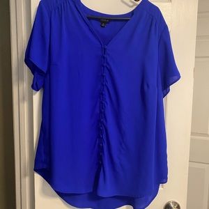 Torrid Blouse 2 Bright Blue